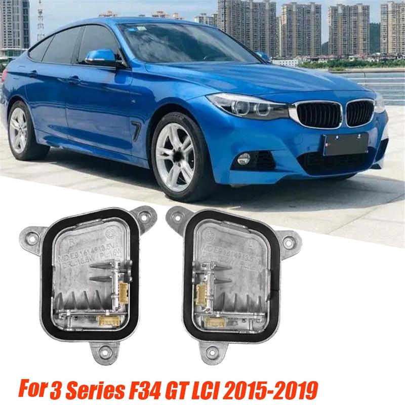 1Pair 63117470427 63117470428 for BMW 3 Series F34 GT LCI 2015- LED Module Control DRL Daytime Running Light Source