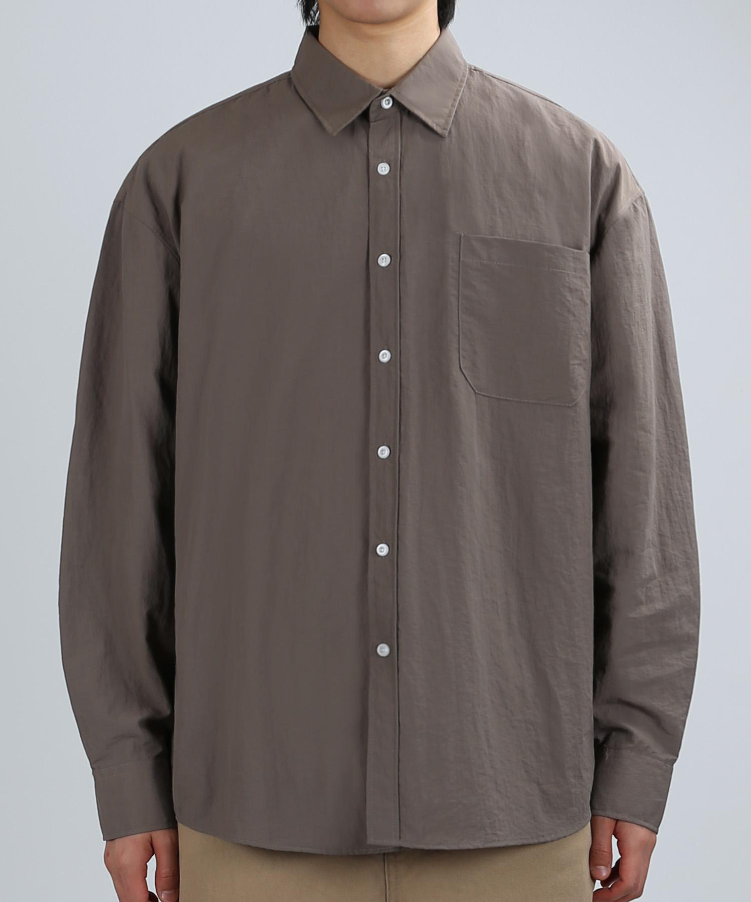 Berry Vein Gorp Over Shirts (Cocoa Brown) M