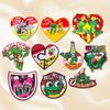 10pcs Set Patch Netherland Oeteldonk Emblem Embroidery Patches For Clothes Iron On Patches For Clothing Uniform Embroidered Diy 
