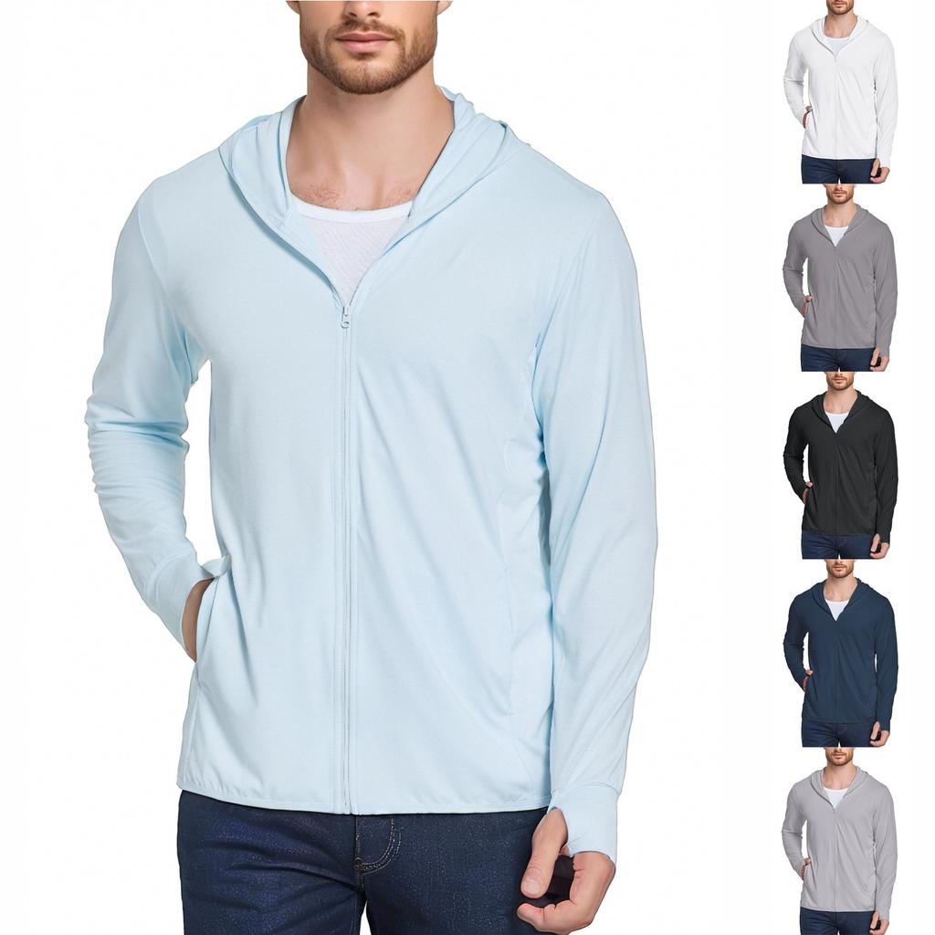 Women And Men With The Same Fashion Sun Protective Clothing Summer Uv Breathable Thin Clothes Sun-Protective Clothing Coat