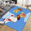 Anpanman Family Square Area Rug, Non-Slip Floor Mat for Bedroom, Perfect Gift for Anpanman Fans