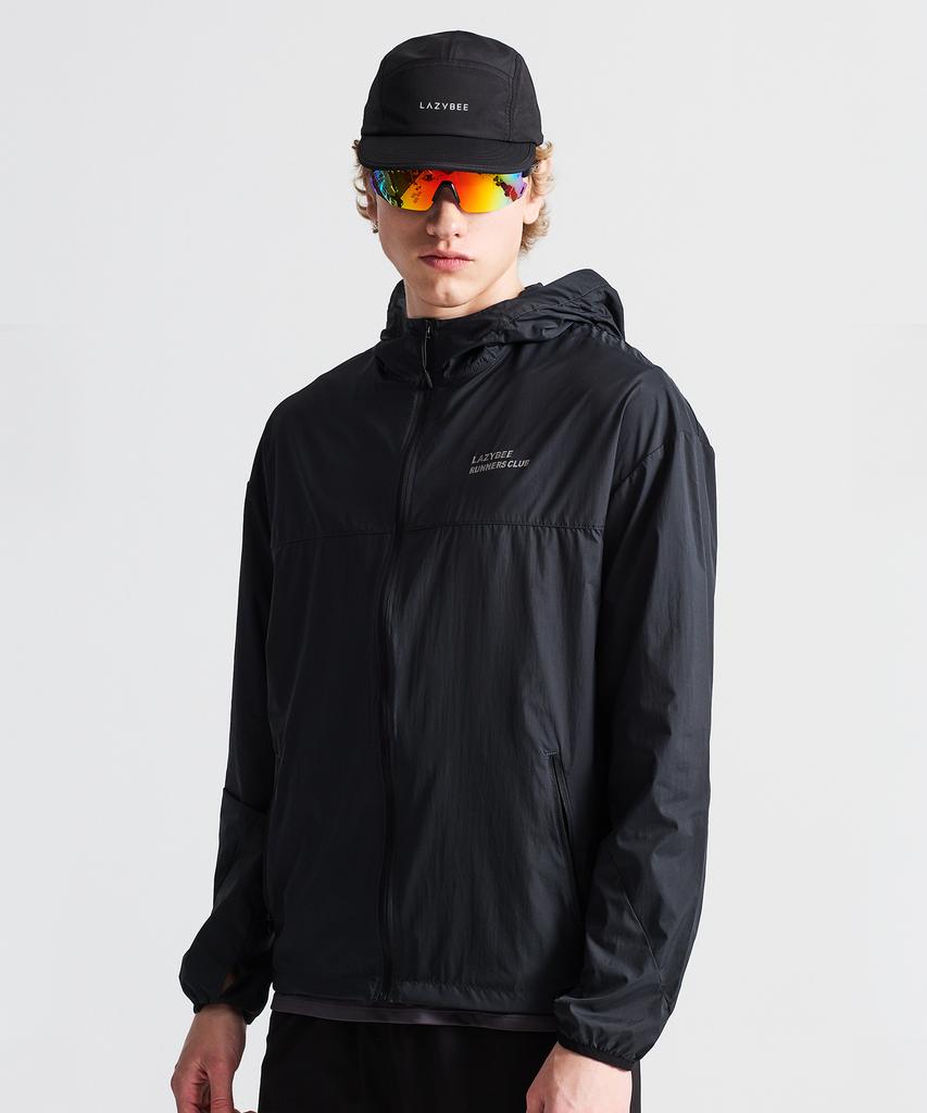 Lazybee Ultralight Packable Air Glide Reflect Windbreaker Jacket W Black