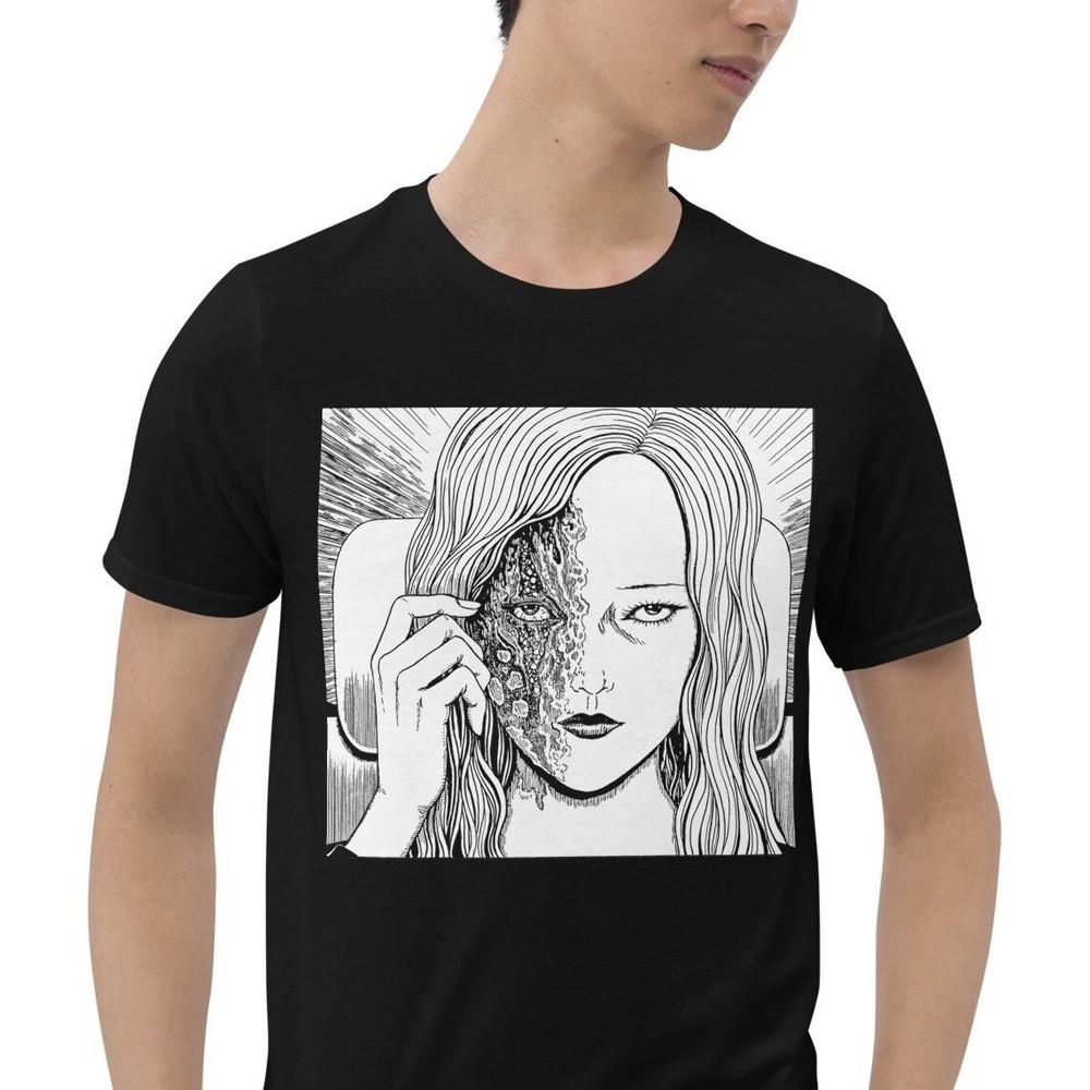 

Anime Girl Horror Two Face Creepy Gore Short-Sleeve Unisex T-Shirt 3XL