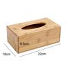 Scatola porta fazzoletti rettangolare cubica in legno, porta carta, porta tovaglioli per casa, hotel