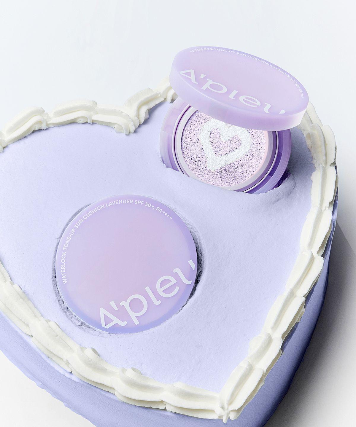 Waterlock Tone-Up Sun Cushion Lavender 15g (SPF50+, PA++++)