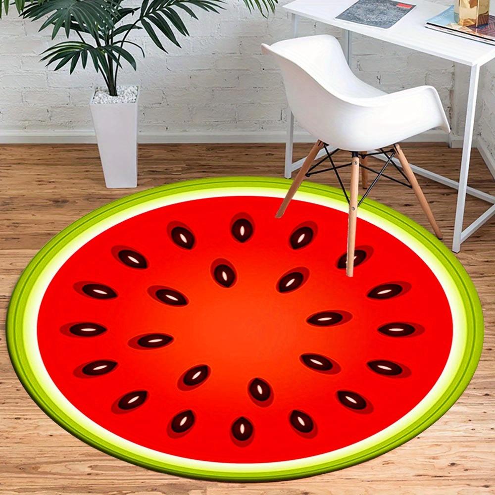 

1pc Retro 3347990128 Pattern Round Floor Mat, Non-slip for Living Room Bedroom Chair Carpets Home Decor Gifts, Home Decor Room Decor Outdoor 80cm by 80cm