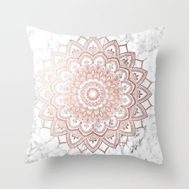 1 Stück Mandala Muster Kissenbezug Böhmisch Dekokissenbezug Retro Sofakissenbezug Heimdekoration Kissenbezug