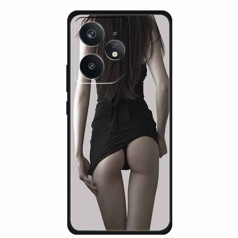Phone Case For Realme Neo 7 Back Cover Case Shockproof Black Silicone Soft Funda For Realme Neo7 5G Case Coque Shockproof Capas
