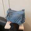 Crossbody Bag Women's Vintage Denim Bag Large Capacity Lightweight Shoulder Bag