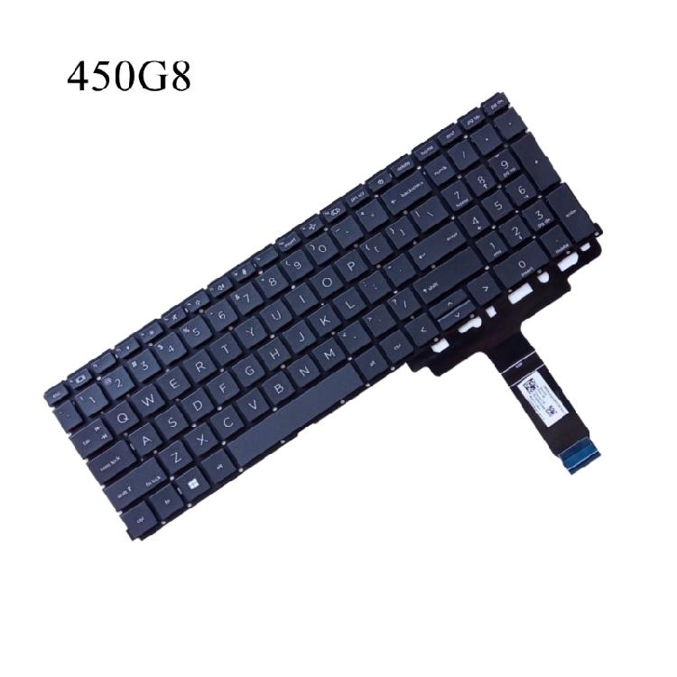 English Laptop Keyboard for HP ProBook 450 G8 455 G8 455R G8 No Frame US Layout