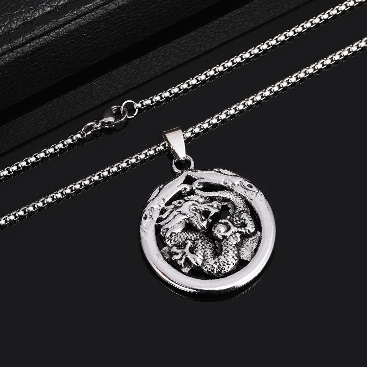 

Мужское ожерелье-подвеска в стиле хип-хоп 2025 года, цепочка для длинного свитера, нержавеющая сталь