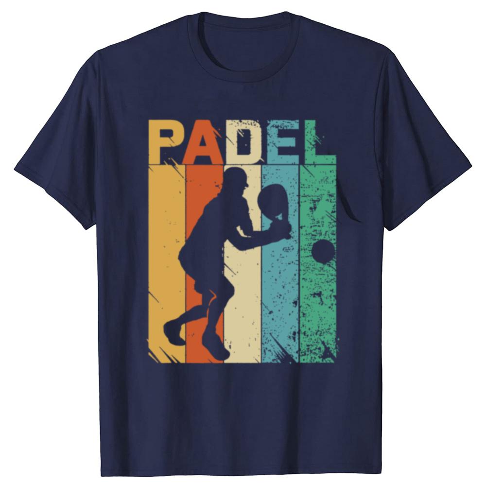 Funny Padel Player Sport Gift T Shirts Graphic Cotton Streetwear Short Sleeve Birthday Summer Tennis Training Tshirt Men