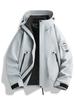 Skijacke Set: Schwarz-Gold-Fleece Warme Innenlage mit 75D Doppelwarp-Schuss, Drei-in-Eins-Design für Paare