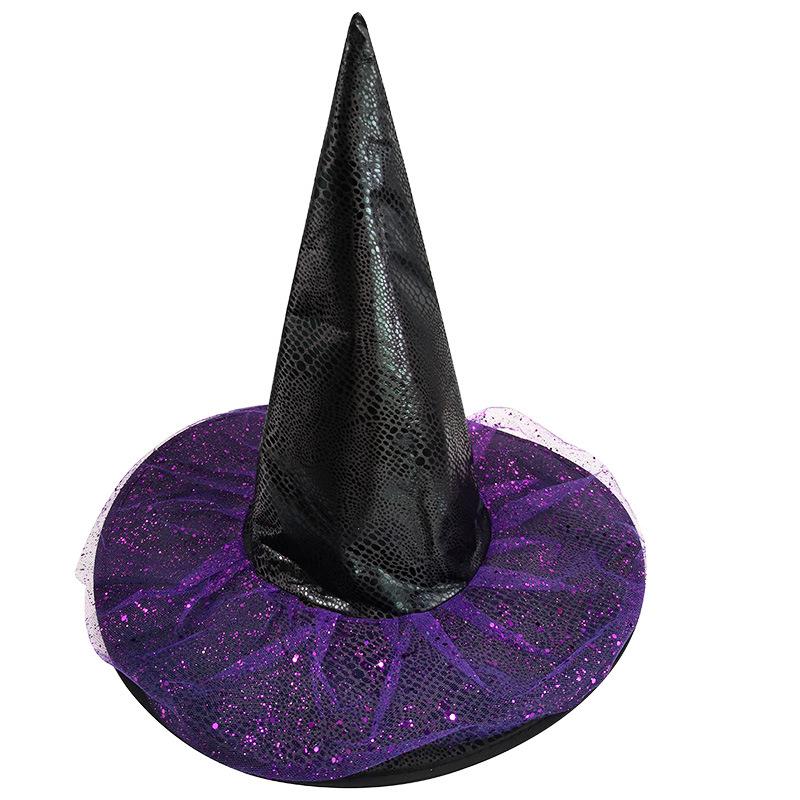 Wizard & Witch Hat Costume with Wig for Kids & Adults