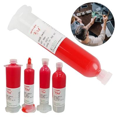 30ml Strong Heat Resistance Consumable for BGA SMD SMT IC SMT Patch Adhensive Red Glue Stencil Repair