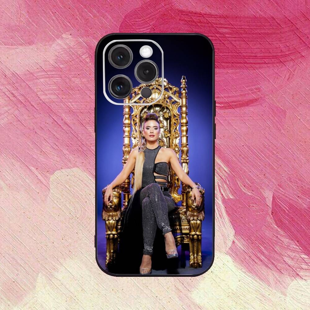 Q-Queen of Flow La Reina Del Flow-ES Phone Case For iPhone 17, 16,15,14,13,12,11 Plus,Pro Max, Others Soft Black Cover