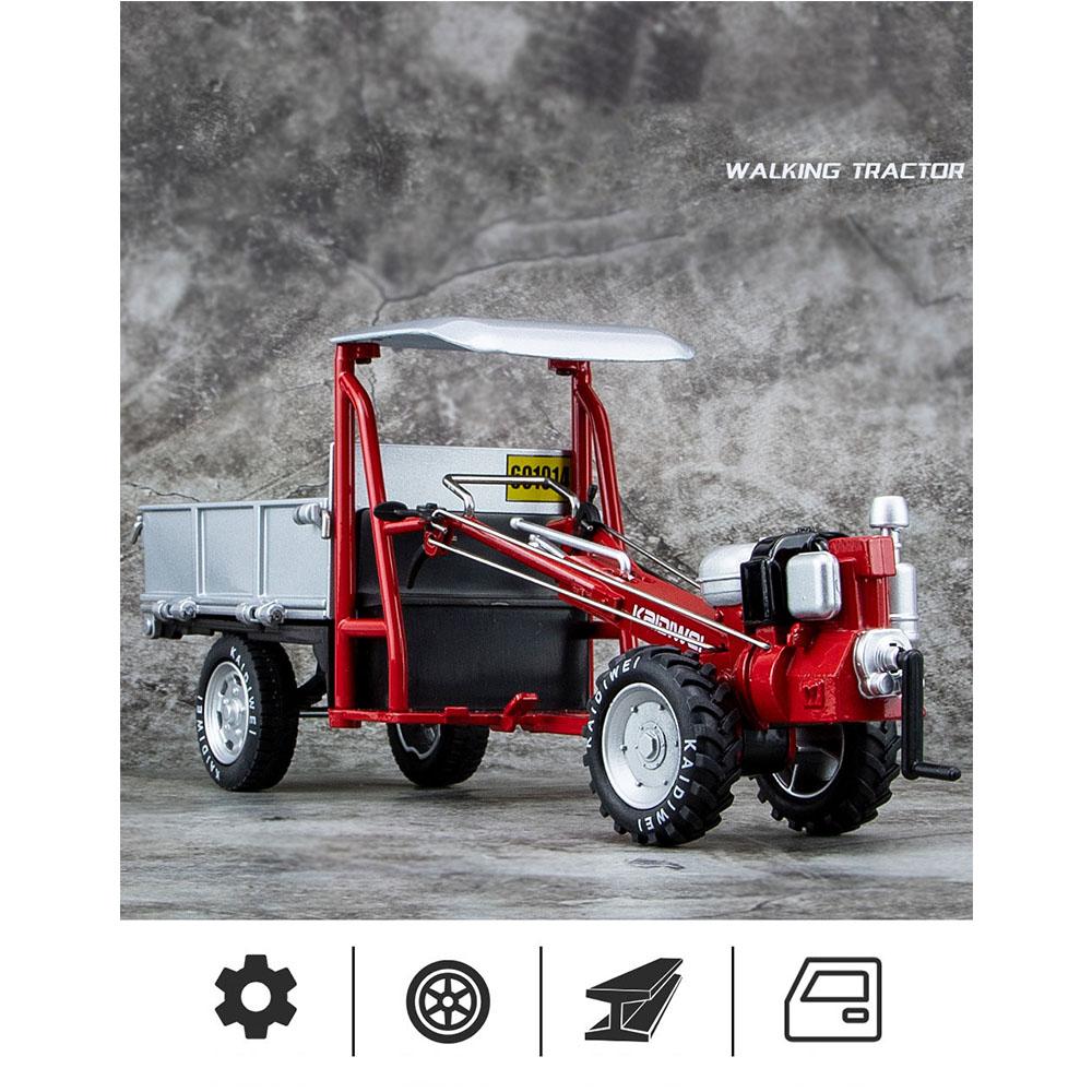 1/16 Scale Tracked Metal Tractor Children's Racing Toy Model Reproduction Decoration Exquisite Gift Selection