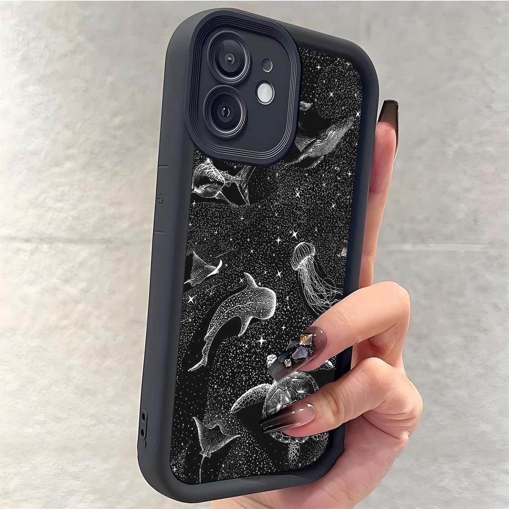 Ochranné pouzdro s drážkou Hvězdnata mořská želva pro iPhone 15/16/17 Pro Max