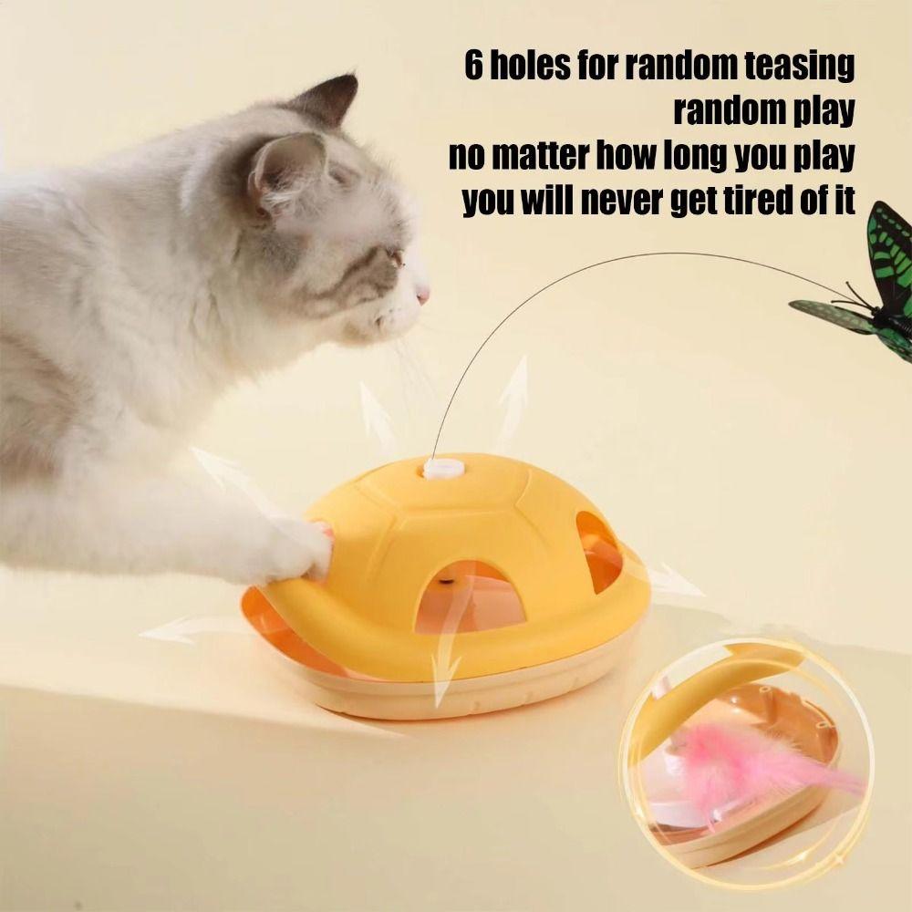 Non-slip Smart Interactive Cat Toy Self-Moving Butterfly Cat Teaser Toy  Pet Exercise