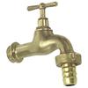 SATURNIA - Polished Brass Curved Faucet With 3/4" Fitting
