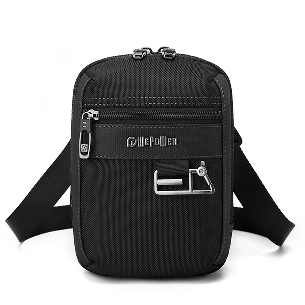 Tactical Bag, Outdoor Multi-Functial Double-Layer Mobile Phe Waist Bag, Men's Crossbody Bag, Key Storage Small Waist Bag, Portable Multi-Layer