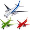 1/400 Diecast Metal Plane Model Leker 7 Tommer Boeing 777 Pull Back Replica med lyd og lett flymodell for barn Leker