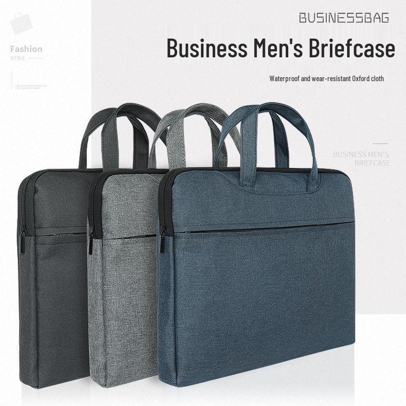 A4 Men's Custom Briefcase: Business Handbag, Document & Laptop Tote