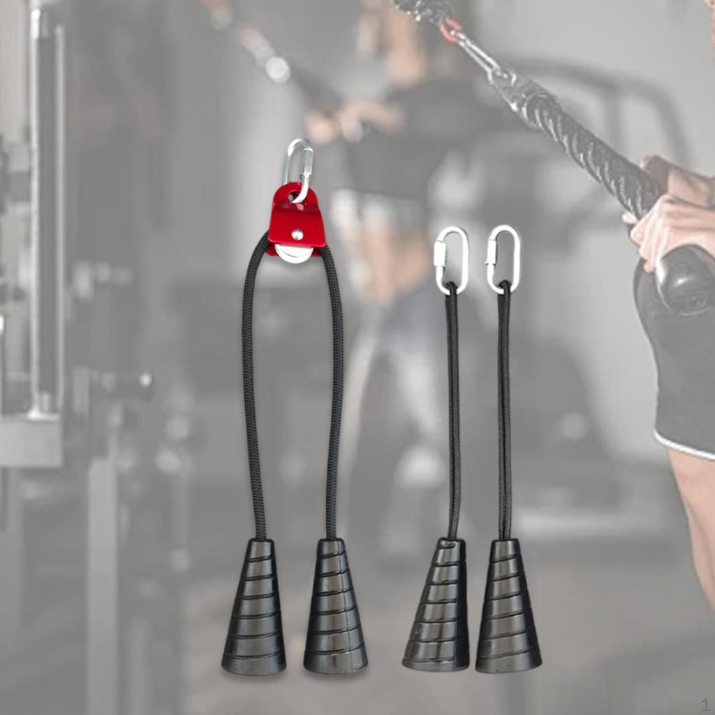 Trizepsseil Kabelaufsatz, Bizeps Zug nach unten Bizeps Trizeps Spannung für Körpertraining