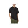 STONE ISLAND Garment Dyed Embroidered Logo T-Shirt Black Men Tops 801520457-V0029