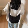 2025 Fashionable New Women's Leisure Large-capacity Croissant Lightweight One-shoulder Underarm Bag Simple One-shoulder Dumpling Bag