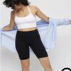 Hirsionsan letní pletené dámské šortky měkké bavlněné pětibodové kalhoty s vysokým pasem a elasticitou fitness úzké krátké kalhoty 2021