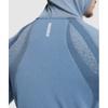 Gymshark Shadow Seamless Hoodie Faded Blue A1b1w Ucmg