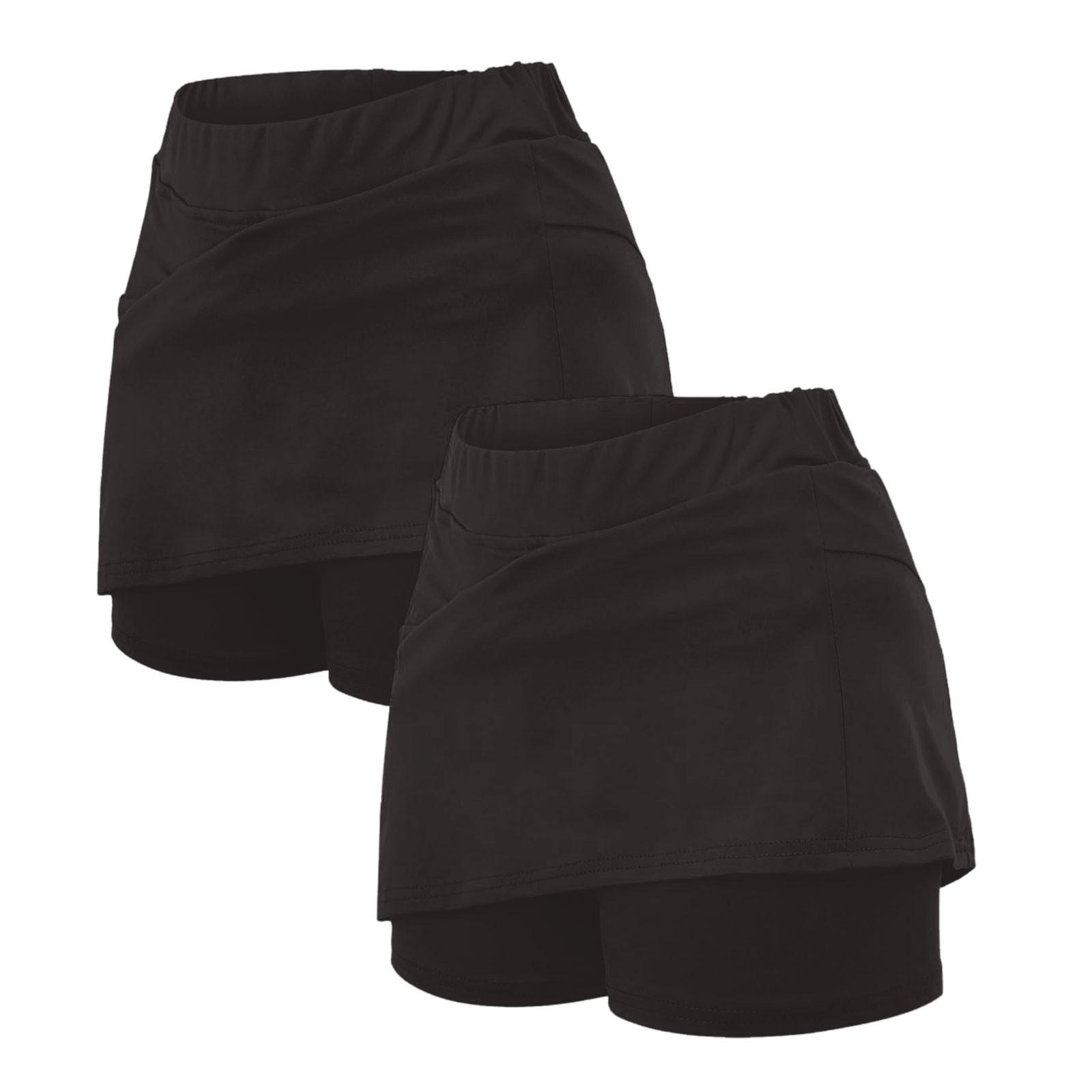 2 шт. эластичные брюки-кюлоты для йоги для женщин — фото 7