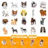 50 Husky Corgi German Shepherd Shar Pei Dachshund Multi-Series Graffiti Dog Mix And Match Stickers