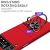 Anti -Knock Ring Holder Fitted Case For Samsung Galaxy Z Flip 4 Flip4 Flip 3 Flip3 5g Zflip4 Anti -Scratch Slim Phone Bag