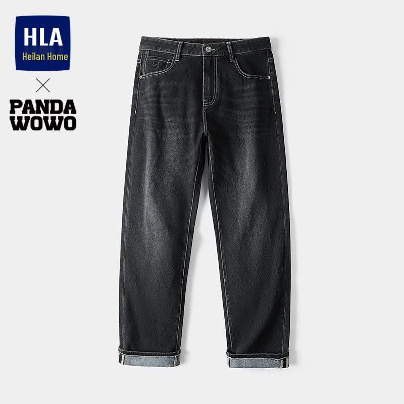 HLA Men s Panda Wowo Straight-Leg Jeans 31