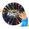 Brainy Knots Seilentwirrtisch, Logik-Puzzle-Brettspiel, 23 cm Durchmesser, Knoten-Seil-Brettspiel für Erwachsene Kinder