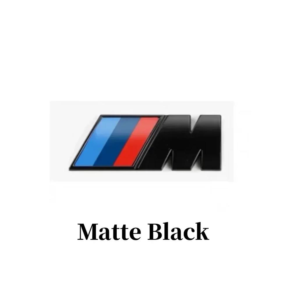 PPO M Logo Car Body Side Badge Body Rear Trunk Decor Sticker Car Modification Accessorie BMW M Power X1 X3 X5 X7 E71 MINI QB4
