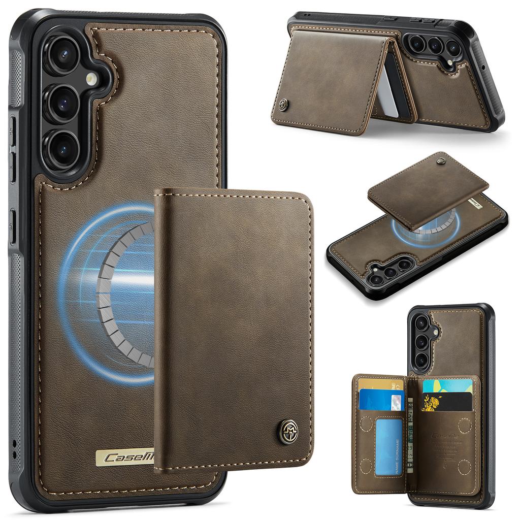 For Samsung Galaxy A54 5G Magnetic Case CASEME ME80 Series Leather PC TPU Phone Cover with Detachable Wallet