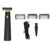 Unisex Electric Trimmer T Shaped Washable Cutter Head 3 Guide Combs Hair Removal Shaver