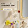 Hair Hoop Storage Rack Wall Mounted Jewelry Organizer Hair Tie Hair Clip Hairband Display Hair Accessories Rack Non Punching