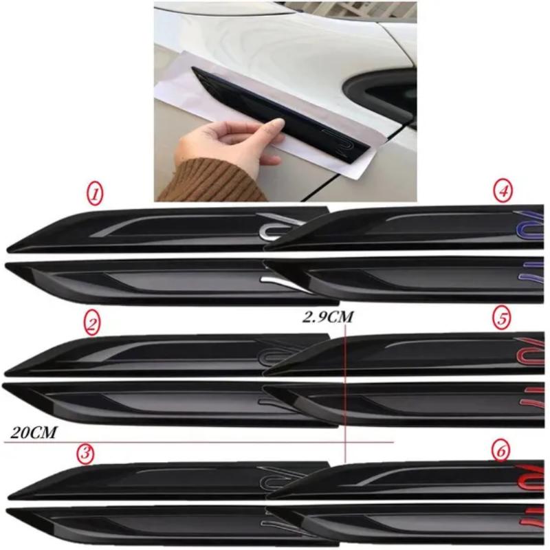 

2 шт./лот стайлинга автомобилей R эмблема наклейка боковое крыло значок наклейка