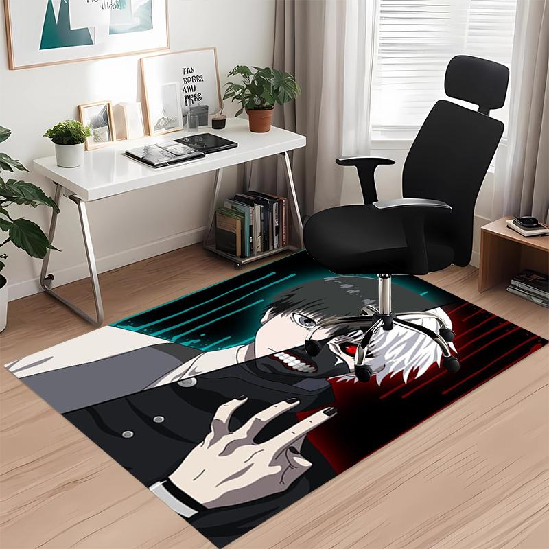 Tokyo Ghoul Printed Carpet, for Office Chair Living Room Bedroom Kitchen Room Decor Gifts.