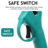 98V Cordless Pruner Electric Pruning Shear with 9700mAh Lithium-ion Battery Efficient Fruit Tree Bonsai Pruning Branches Cutter 500W