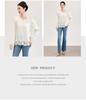 Luxurious Retro Chinese Satin Embroidery Round Neck Shirt - Early Spring Fashion