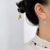 New Chinese Style Ancient Dream Catcher Ear Button Temperament Light Luxury Niche High-end Earrings New Trend
