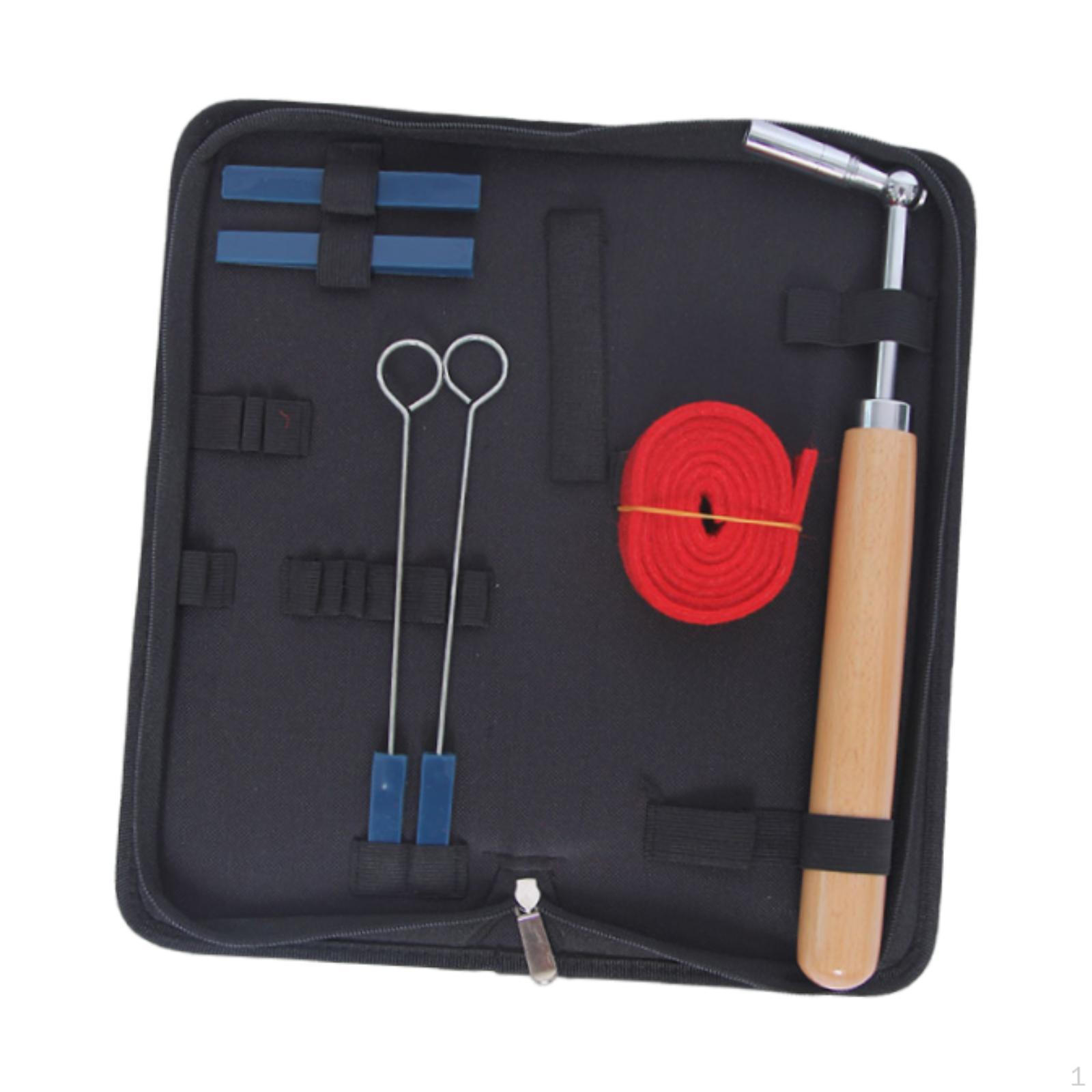

7x Piano Tuning Kit Mute Tool with Case Repair Accessories Tuner Tools Set Wrench