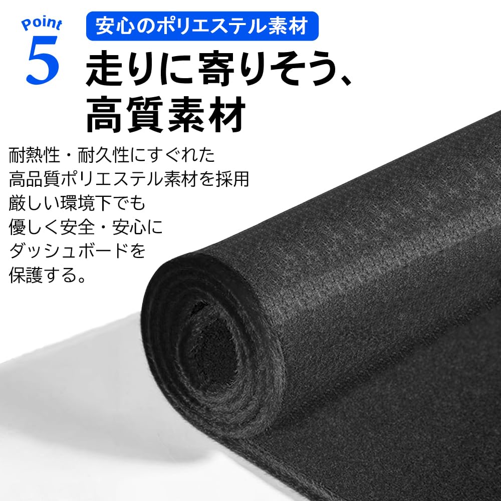 XIKER Dashboard Mat for Nissan Dayz B4 (2019–, Anti-Glare, UV Cut, 3D Molded)