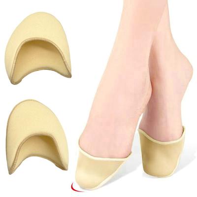 1 Pair Sponge Insert Pads for Ballet Shoes Forefoot Pressure Relief Reusable Washable Toe Protector