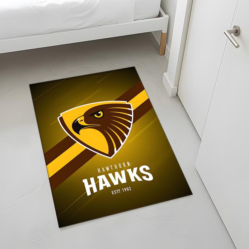 Hawthorn Hawks (1) Teppich Geeignet Für Wohnzimmer Schlafzimmer Computerräume Essbereiche Und Platzierung Unter Tischen Und Stühlen Auch Eine Ideale Wahl Für O